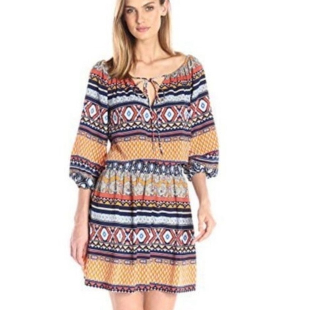 Betsey Johnson Multicolor Patterned Mini Dress - Picture 3 of 16